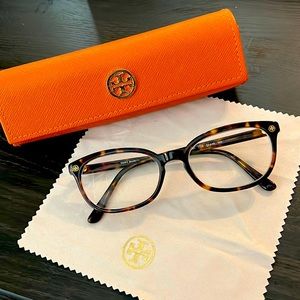 Tory burch tortoise designer eyeglass frames